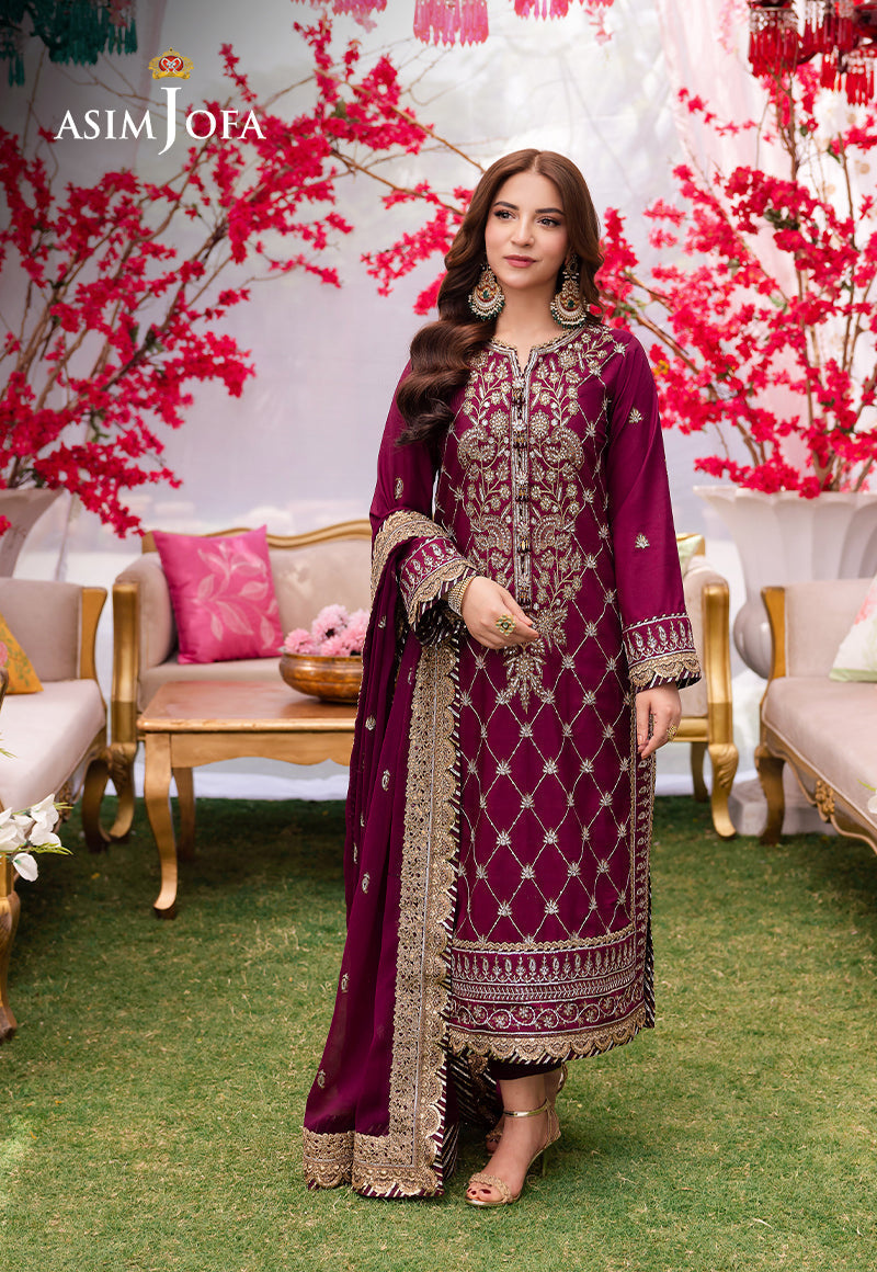 Asim Jofa | Jag Mag Formals | AJMJ-03 by Asim Jofa - Designer Dress - Type: Ladies Clothes - Available at Libayah - 100% Original