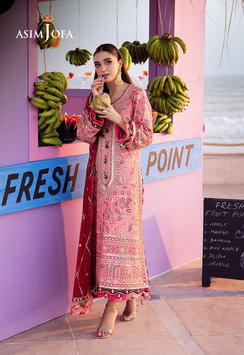 Asim Jofa | Uraan Lawn Chiffon Collection | AJUR-06 by Asim Jofa - Designer Dress - Type: Ladies Clothes - Available at Libayah - 100% Original