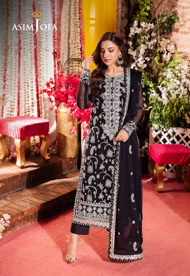 Asim Jofa | Jag Mag Formals | AJMJ-01 by Asim Jofa - Designer Dress - Type: Ladies Clothes - Available at Libayah - 100% Original