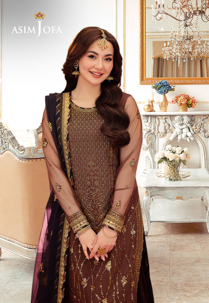 Asim Jofa | festive luxe | AJMJ-24 by Asim Jofa - Designer Dress - Type: Ladies Clothes - Available at Libayah - 100% Original