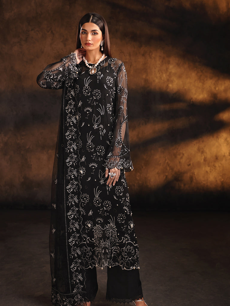 Rajbari | Sage Chiffon Edit | Scintilla by Rajbari - Designer Dress - Type: Formal - Available at Libayah - 100% Original