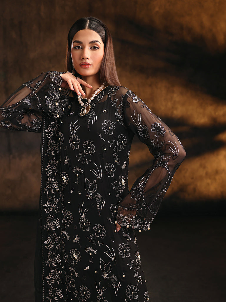 Rajbari | Sage Chiffon Edit | Scintilla by Rajbari - Designer Dress - Type: Formal - Available at Libayah - 100% Original