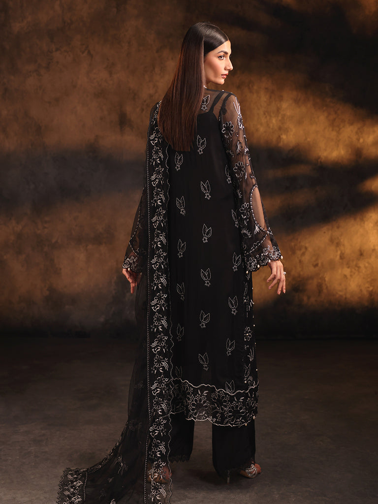 Rajbari | Sage Chiffon Edit | Scintilla by Rajbari - Designer Dress - Type: Formal - Available at Libayah - 100% Original