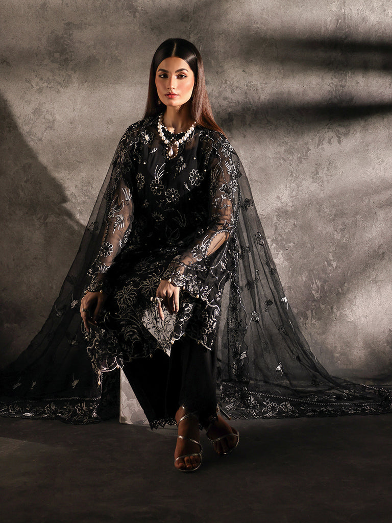 Rajbari | Sage Chiffon Edit | Scintilla by Rajbari - Designer Dress - Type: Formal - Available at Libayah - 100% Original