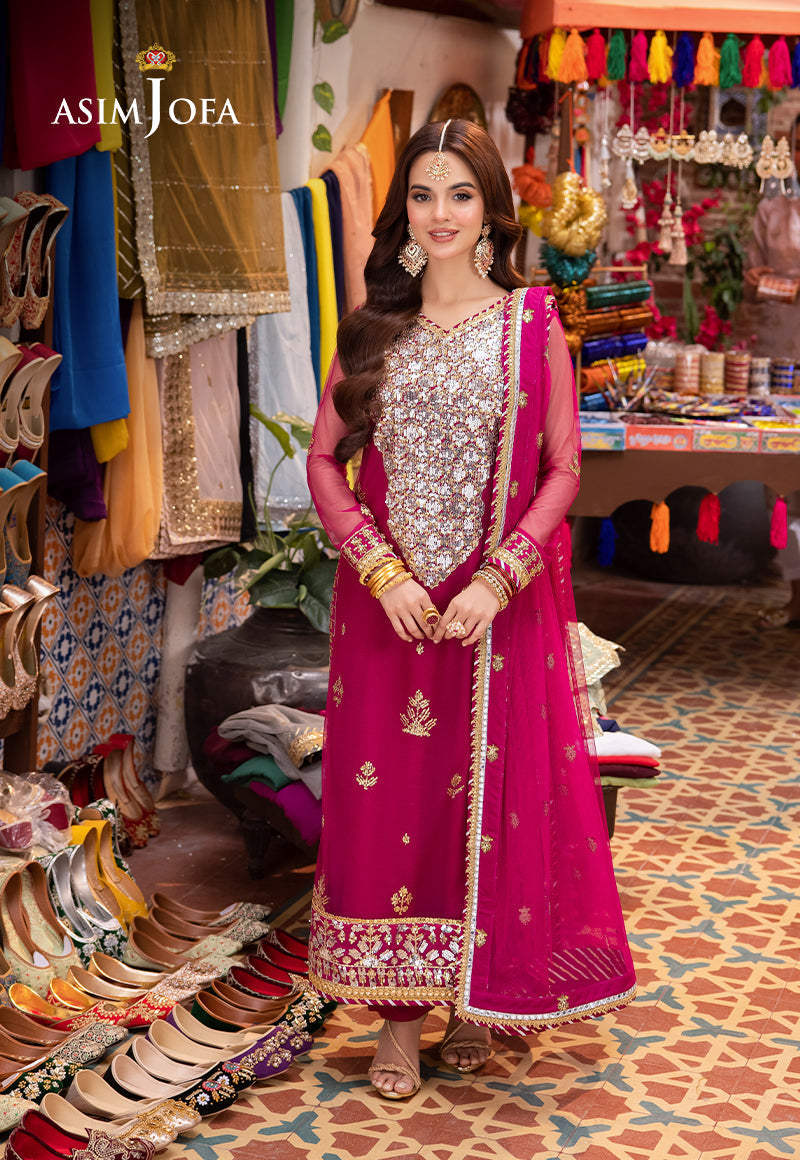 Asim Jofa | Pyaar Diyan Gallan Formals | AJEM-03 by Asim Jofa - Designer Dress - Type: Ladies Clothes - Available at Libayah - 100% Original