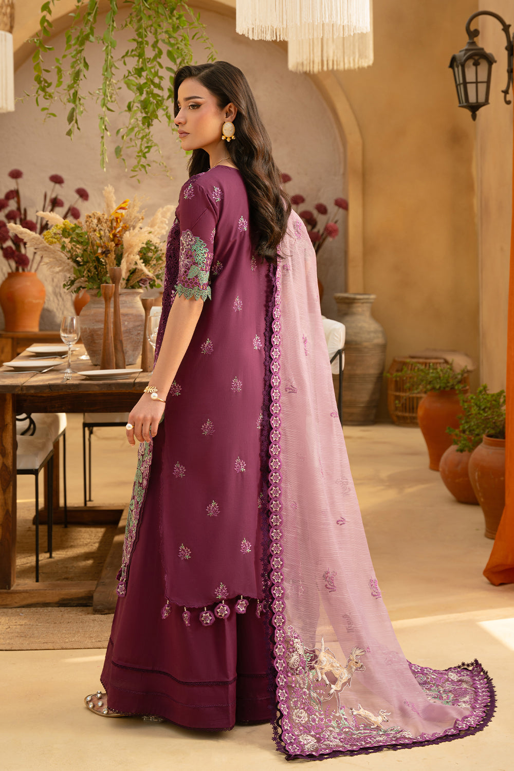 Saira Rizwan | Luxury Lawn 25 | VALERIE-SRL25-11 by Saira Rizwan - Designer Dress - Type: Ladies Clothes - Available at Libayah - 100% Original