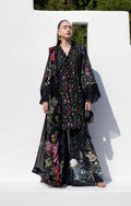 AJR Couture | Printakari Lawn 25 | Midnight Flora by AJR Couture - Designer Dress - Type: Ladies Clothes - Available at Libayah - 100% Original