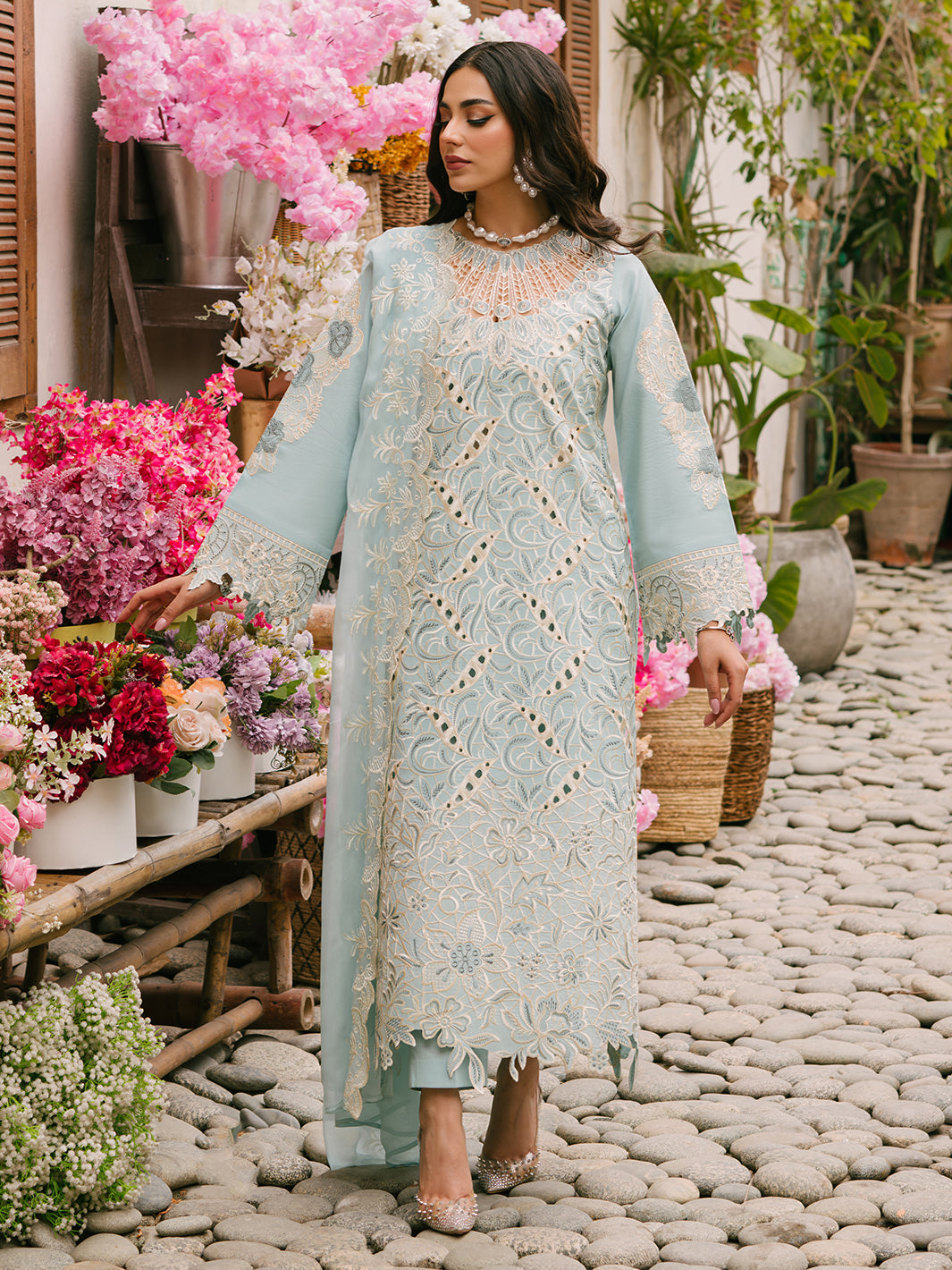 Mahnur | Mahrukh Eid Edit 24 | MILANO by Mahnur - Designer Dress - Type: Ladies Clothes - Available at Libayah - 100% Original