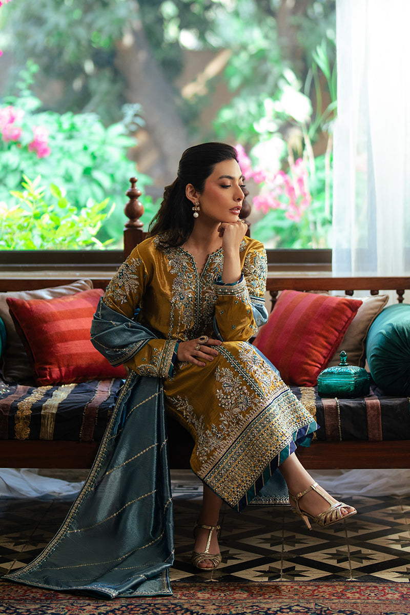 Mushq | Sunehri Resham Edit | ZOYA by Mushq - Designer Dress - Type: Ladies Clothes - Available at Libayah - 100% Original
