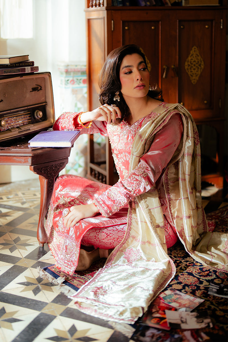 Mushq | Sunehri Resham Edit | MEHER by Mushq - Designer Dress - Type: Ladies Clothes - Available at Libayah - 100% Original