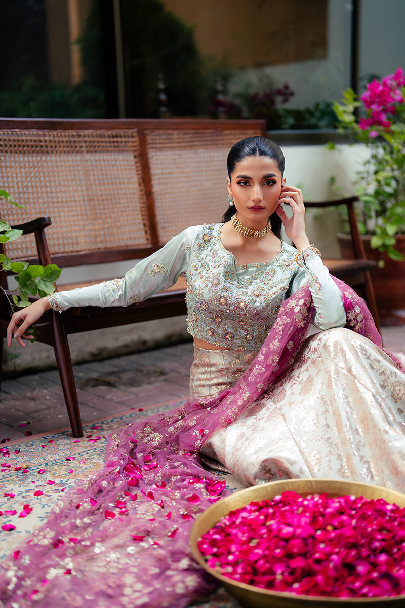 Mushq | Sunehri Resham Edit | ZIMA by Mushq - Designer Dress - Type: Ladies Clothes - Available at Libayah - 100% Original