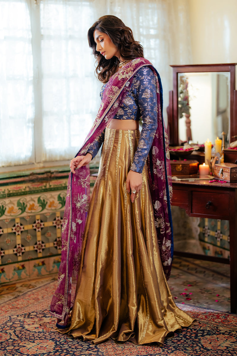 Mushq | Sunehri Resham Edit | MEENA by Mushq - Designer Dress - Type: Ladies Clothes - Available at Libayah - 100% Original