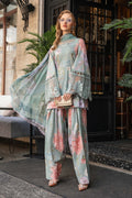 Maria B | M Prints Fall Edit 24 |  MPT-2306-A by Maria B - Designer Dress  - Type : Ladies Clothes - Available at Libayah - 100% Original 