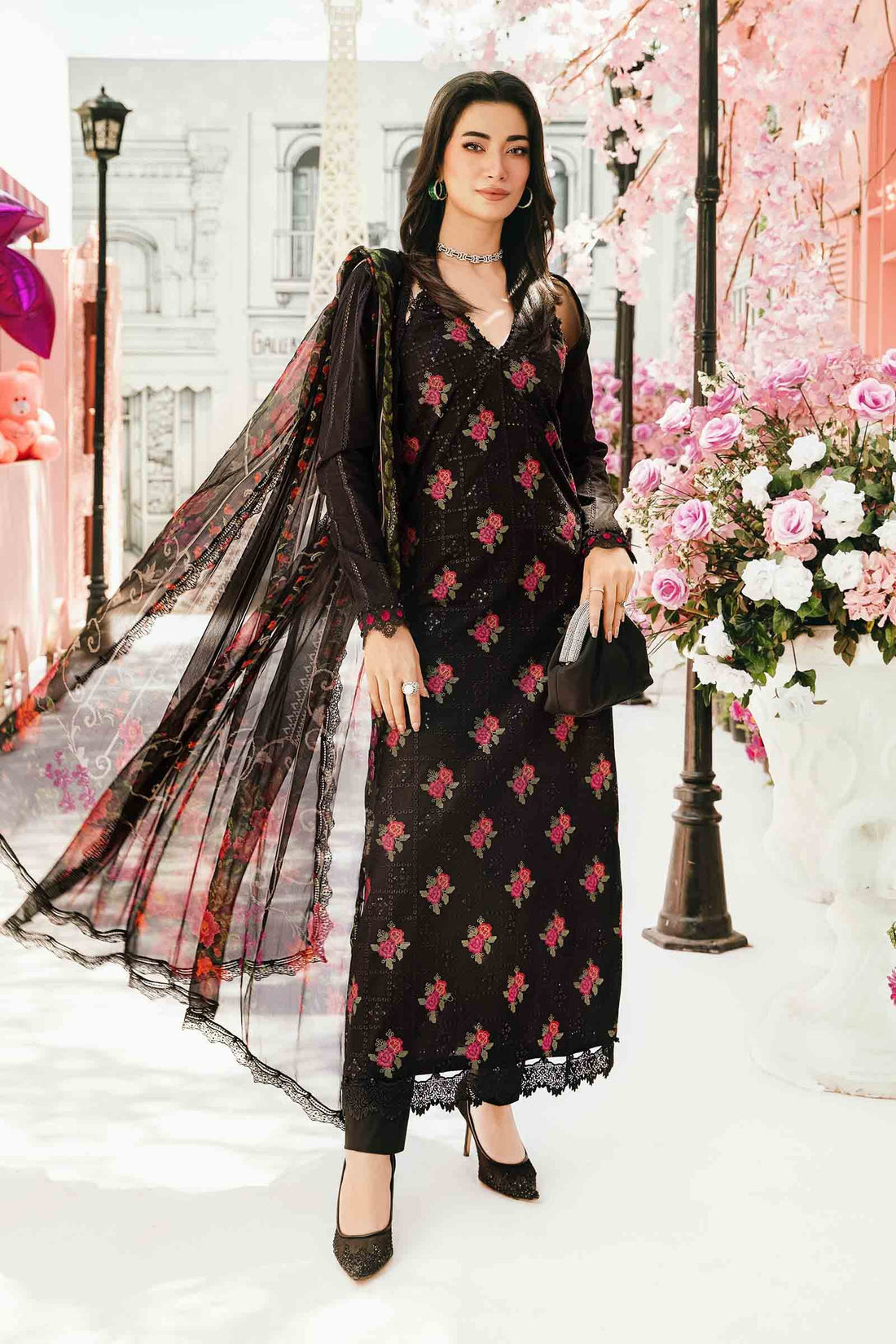 Maria B | M Prints Summer 25 | MPT-2601-B by Maria B - Designer Dress - Type: Ladies Clothes - Available at Libayah - 100% Original