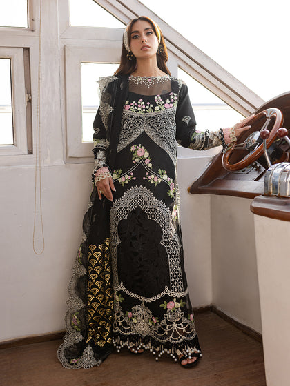 Parishay | Monaco Luxury Lawn 25 | MS-01 by Parishay - Designer Dress - Type: Ladies Clothes - Available at Libayah - 100% Original