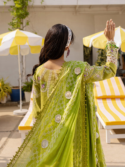 Parishay | Monaco Luxury Lawn 25 | MS-04 by Parishay - Designer Dress - Type: Ladies Clothes - Available at Libayah - 100% Original