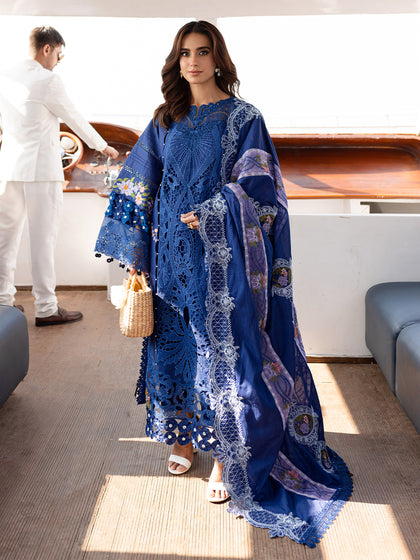 Parishay | Monaco Luxury Lawn 25 | MS-06 by Parishay - Designer Dress - Type: Ladies Clothes - Available at Libayah - 100% Original