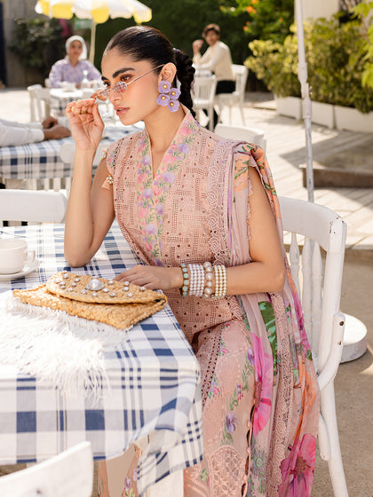 Parishay | Monaco Luxury Lawn 25 | MS-08 by Parishay - Designer Dress - Type: Ladies Clothes - Available at Libayah - 100% Original