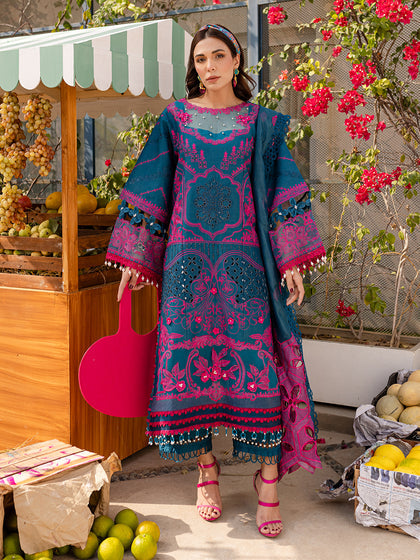 Parishay | Monaco Luxury Lawn 25 | MS-11 by Parishay - Designer Dress - Type: Ladies Clothes - Available at Libayah - 100% Original