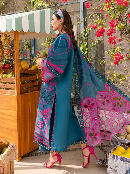 Parishay | Monaco Luxury Lawn 25 | MS-11 by Parishay - Designer Dress - Type: Ladies Clothes - Available at Libayah - 100% Original