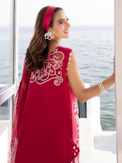 Parishay | Monaco Luxury Lawn 25 | MS-14 by Parishay - Designer Dress - Type: Ladies Clothes - Available at Libayah - 100% Original