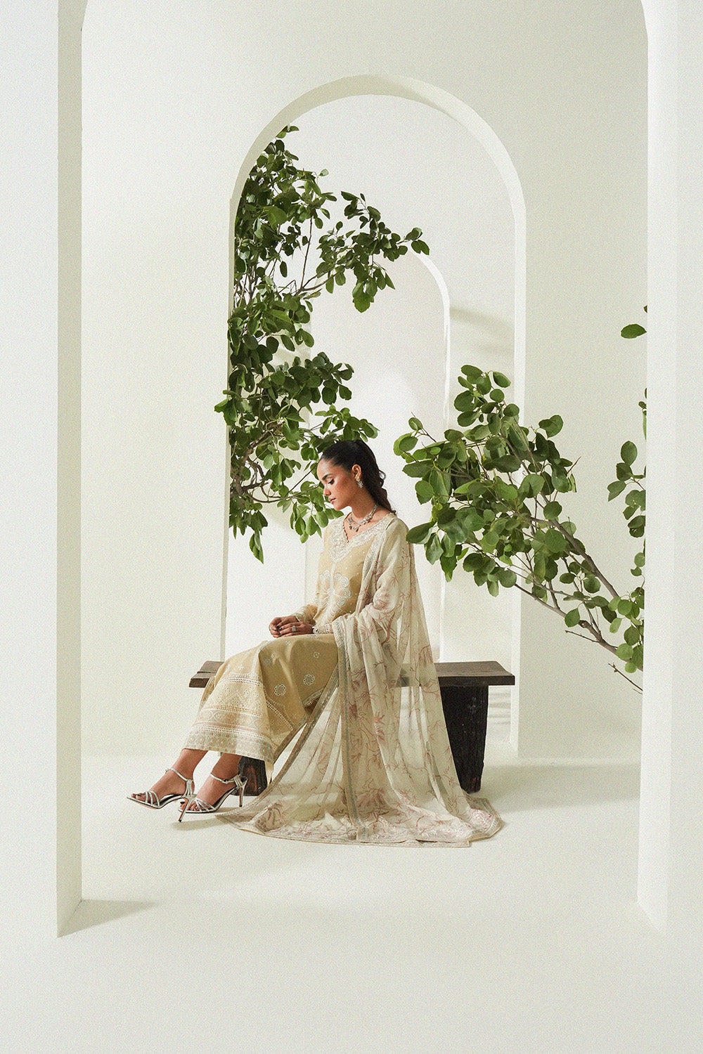 Maryum N Maria | Soiree Lawn | Summer Sand by Maryam N Maria - Designer Dress - Type: Ladies Clothes - Available at Libayah - 100% Original