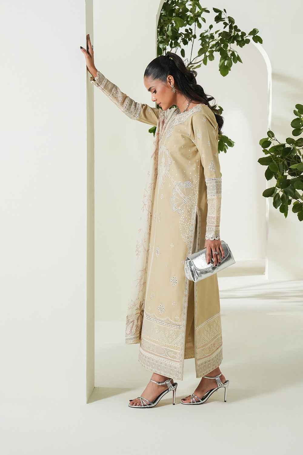 Maryum N Maria | Soiree Lawn | Summer Sand by Maryam N Maria - Designer Dress - Type: Ladies Clothes - Available at Libayah - 100% Original