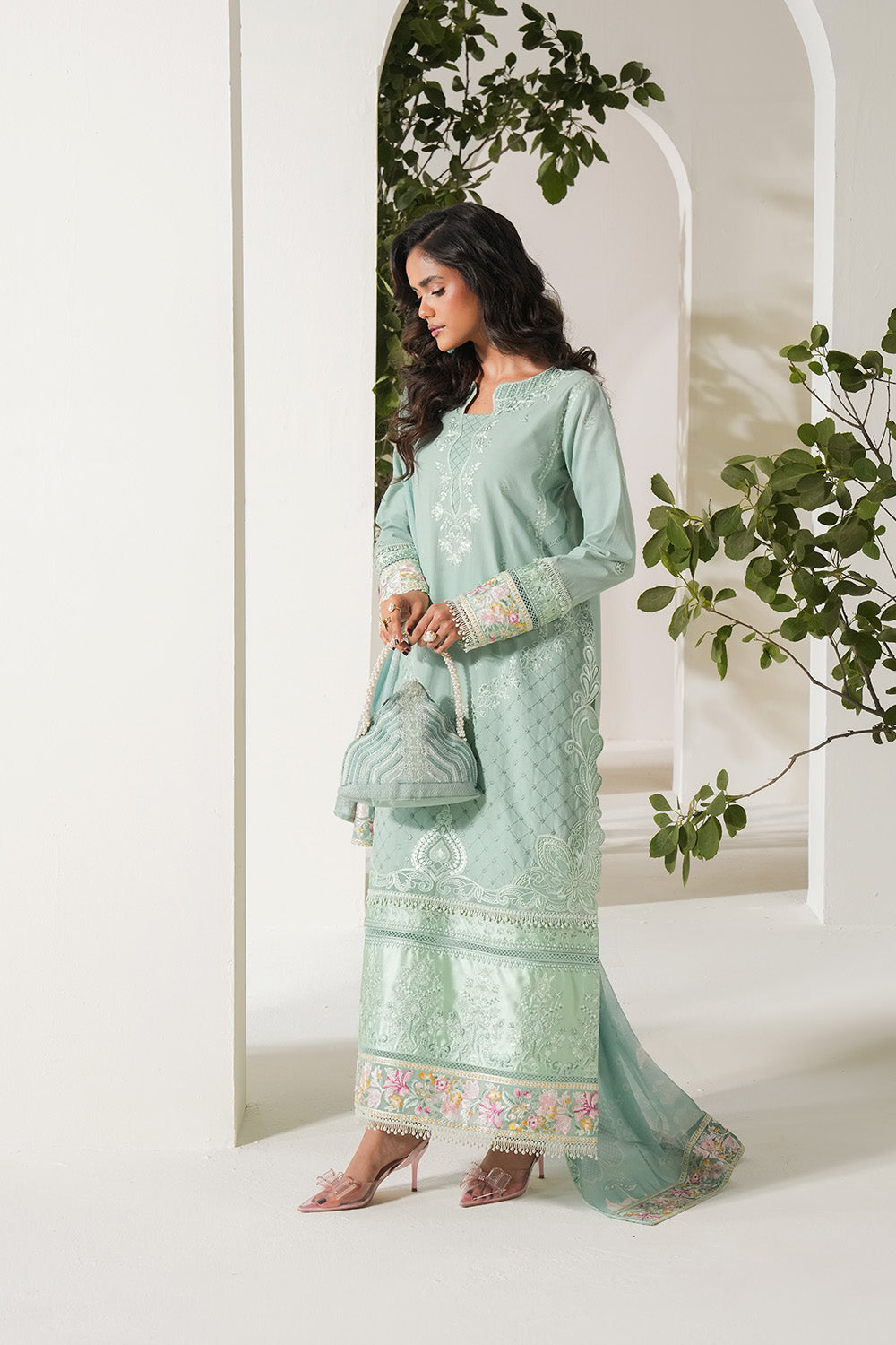 Maryum N Maria | Soiree Lawn | Spring Dew by Maryam N Maria - Designer Dress - Type: Ladies Clothes - Available at Libayah - 100% Original