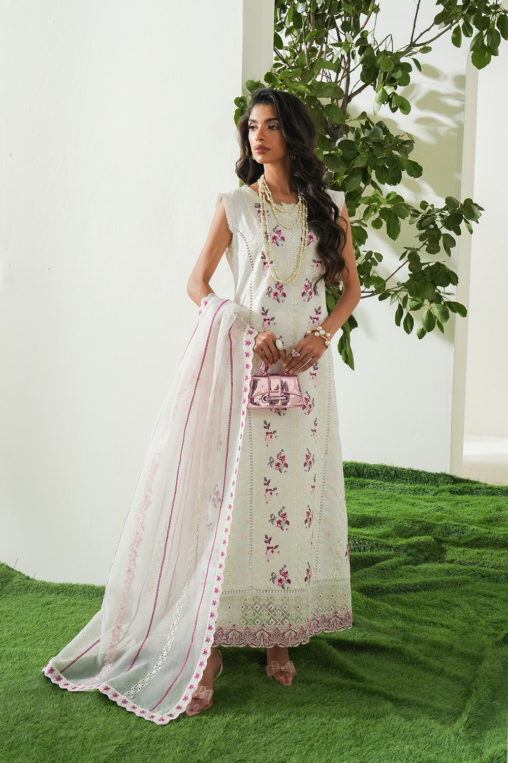 Maryum N Maria | Soiree Lawn | Frosted Meadow by Maryam N Maria - Designer Dress - Type: Ladies Clothes - Available at Libayah - 100% Original