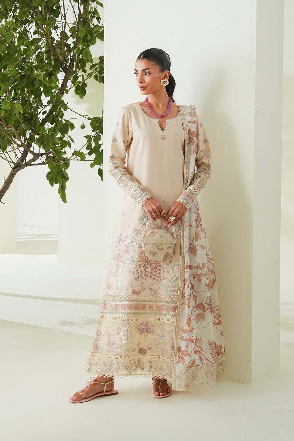 Maryum N Maria | Soiree Lawn | Shore by Maryum N Maria - Designer Dress - Type: Ladies Clothes - Available at Libayah - 100% Original