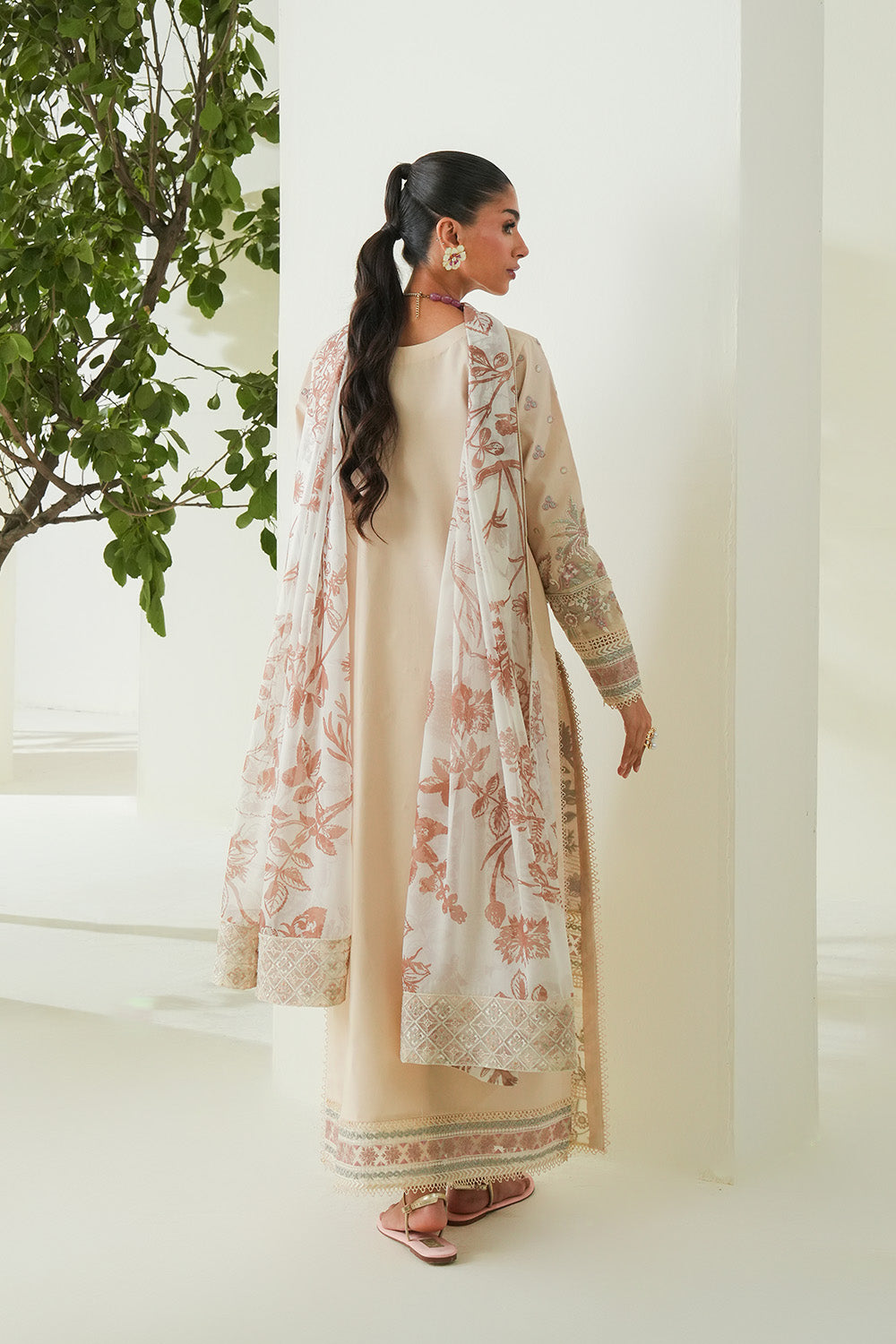 Maryum N Maria | Soiree Lawn | Shore by Maryum N Maria - Designer Dress - Type: Ladies Clothes - Available at Libayah - 100% Original