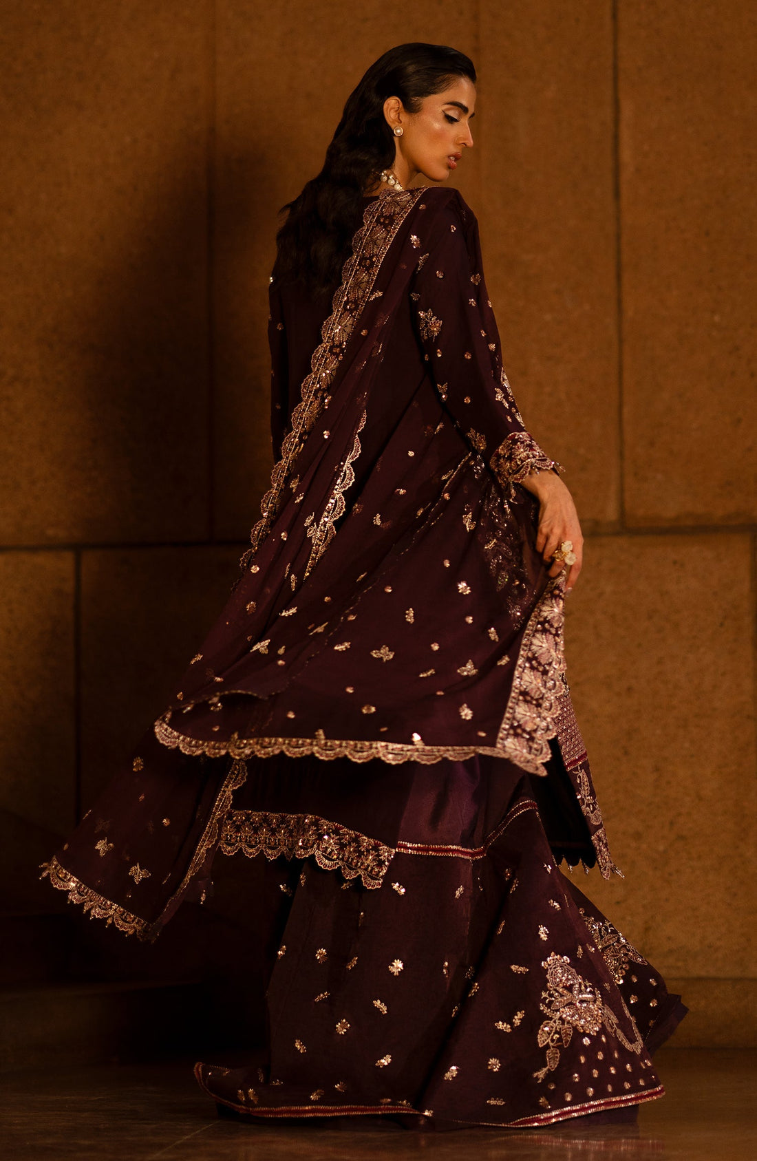 Emaan Adeel | Casabella Wedding Formals | ADIBA by Emaan Adeel - Designer Dress - Type: Ladies Clothes - Available at Libayah - 100% Original