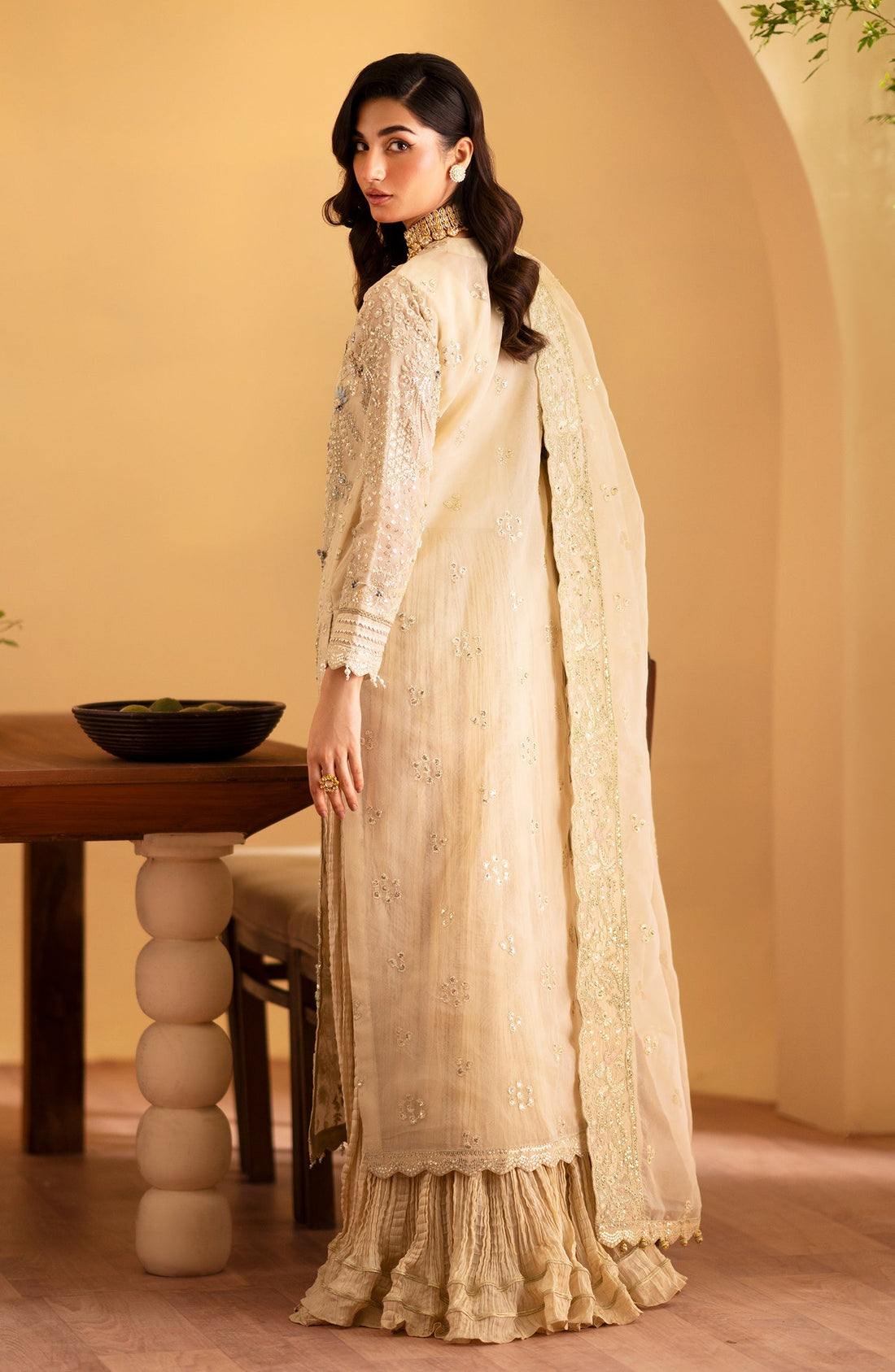 Emaan Adeel | Romansiyyah Luxury Formals 24 | Zafia by Emaan Adeel - Designer Dress - Type: Formal - Available at Libayah - 100% Original