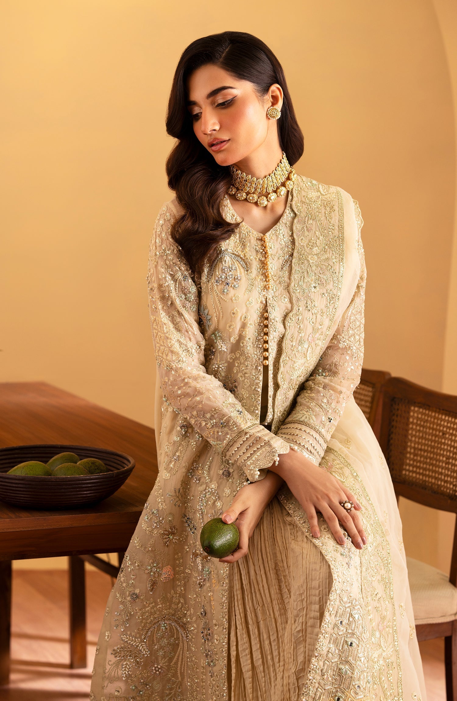 Emaan Adeel | Romansiyyah Luxury Formals 24 | Zafia by Emaan Adeel - Designer Dress - Type: Formal - Available at Libayah - 100% Original