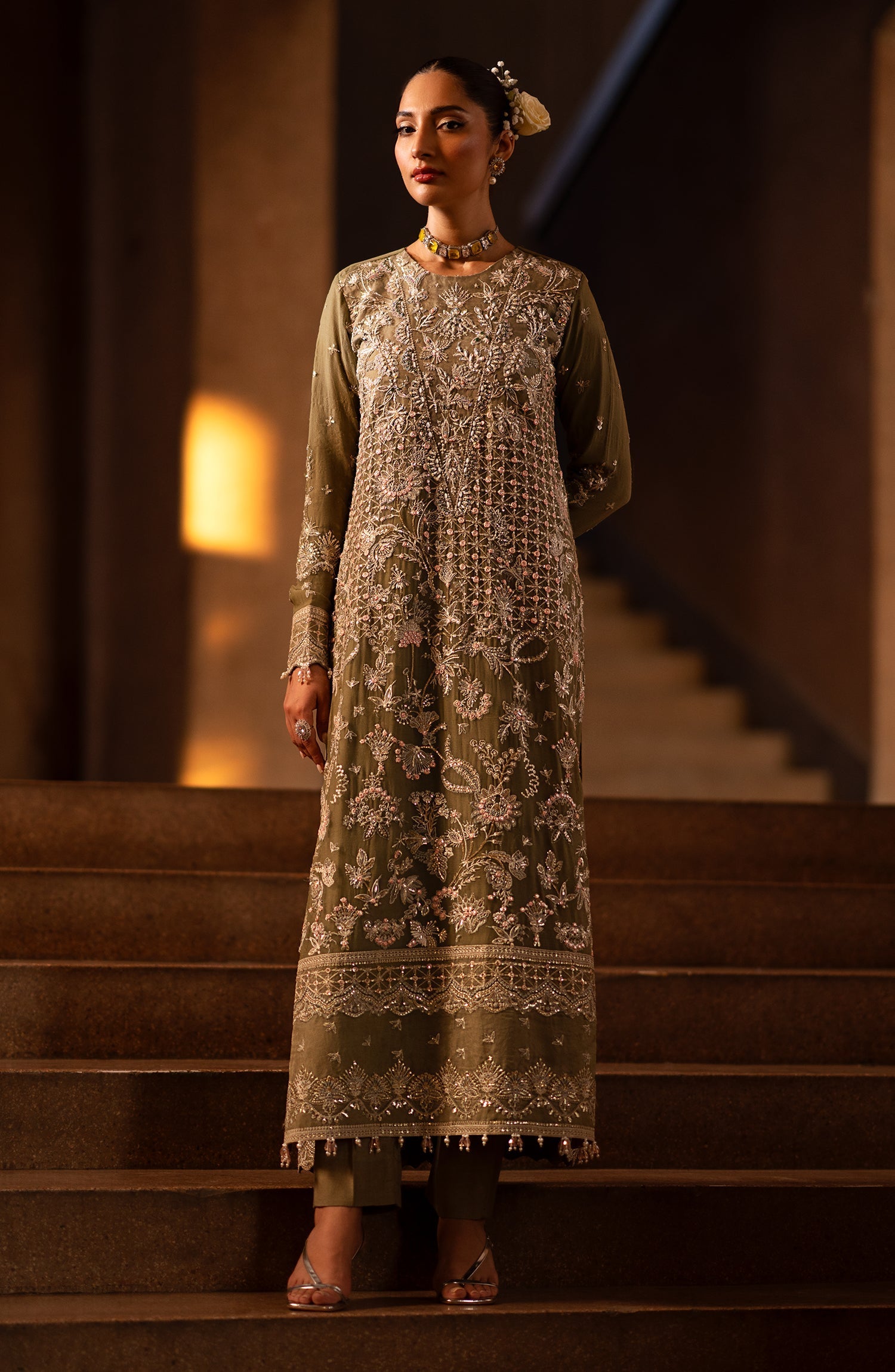 Emaan Adeel | Casabella Wedding Formals | LIORA by Emaan Adeel - Designer Dress - Type: Ladies Clothes - Available at Libayah - 100% Original