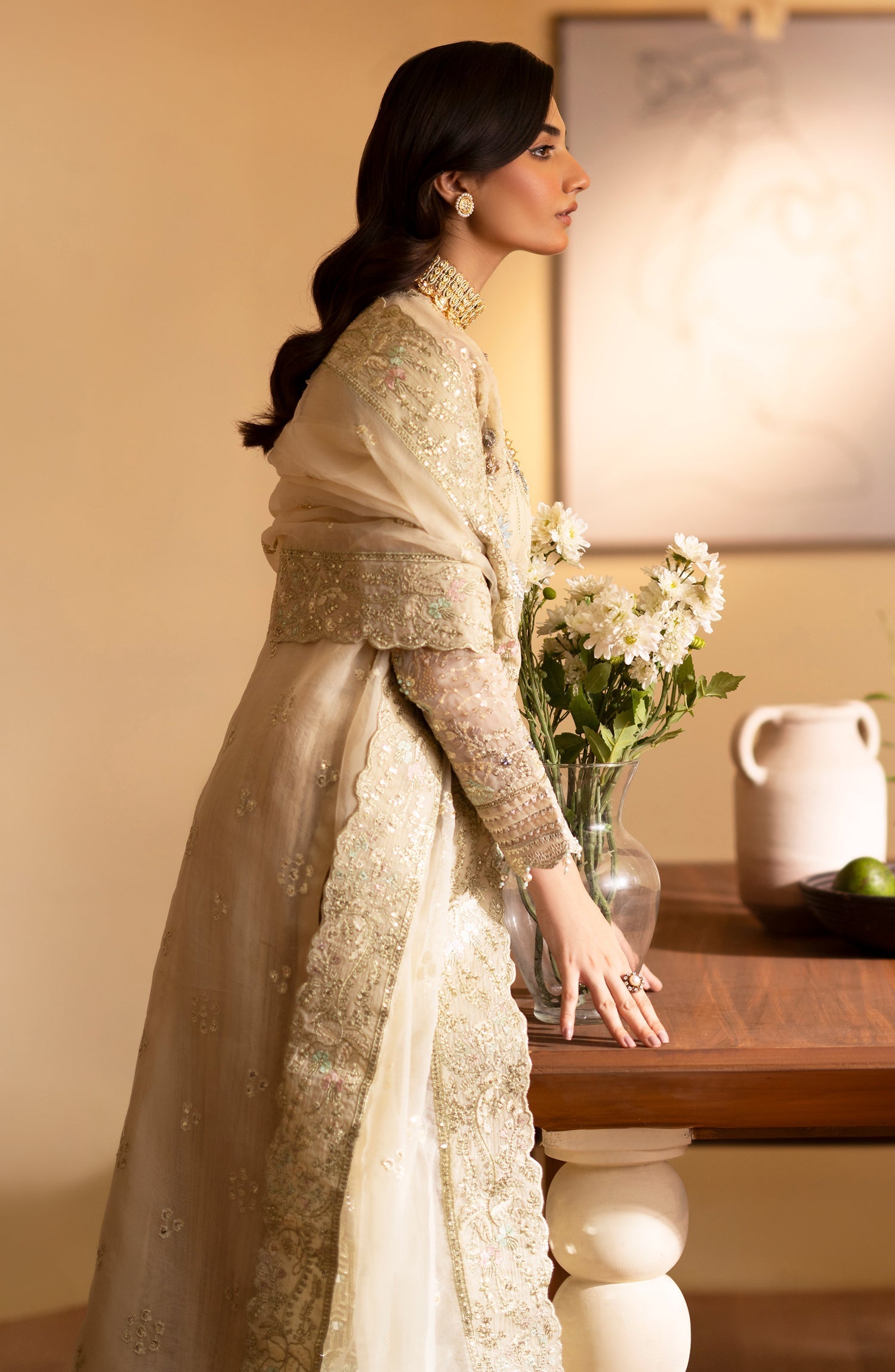 Emaan Adeel | Romansiyyah Luxury Formals 24 | Zafia by Emaan Adeel - Designer Dress - Type: Formal - Available at Libayah - 100% Original