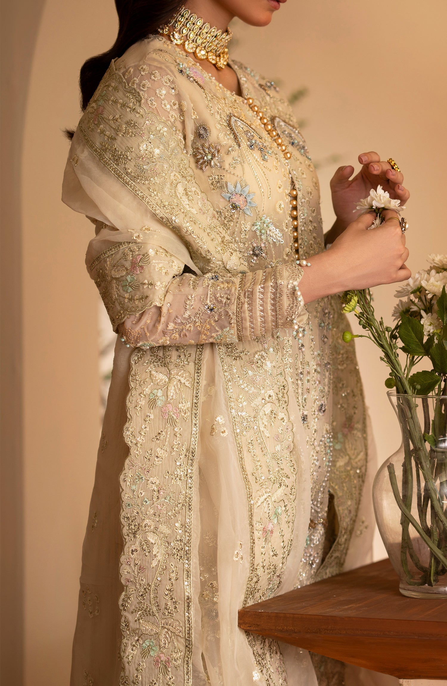 Emaan Adeel | Romansiyyah Luxury Formals 24 | Zafia by Emaan Adeel - Designer Dress - Type: Formal - Available at Libayah - 100% Original