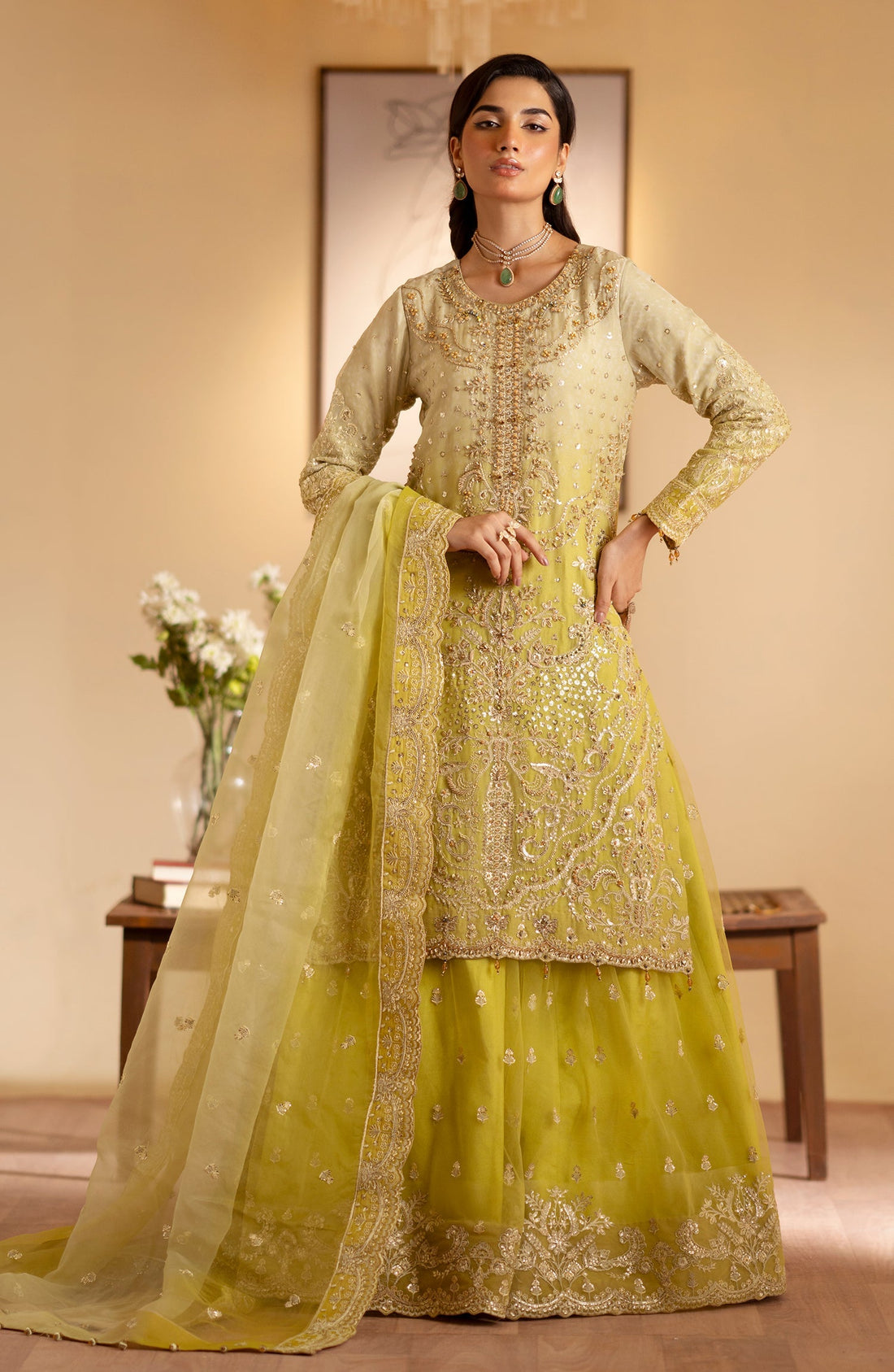 Emaan Adeel | Romansiyyah Luxury Formals 24 | Sabian by Emaan Adeel - Designer Dress - Type: Formal - Available at Libayah - 100% Original