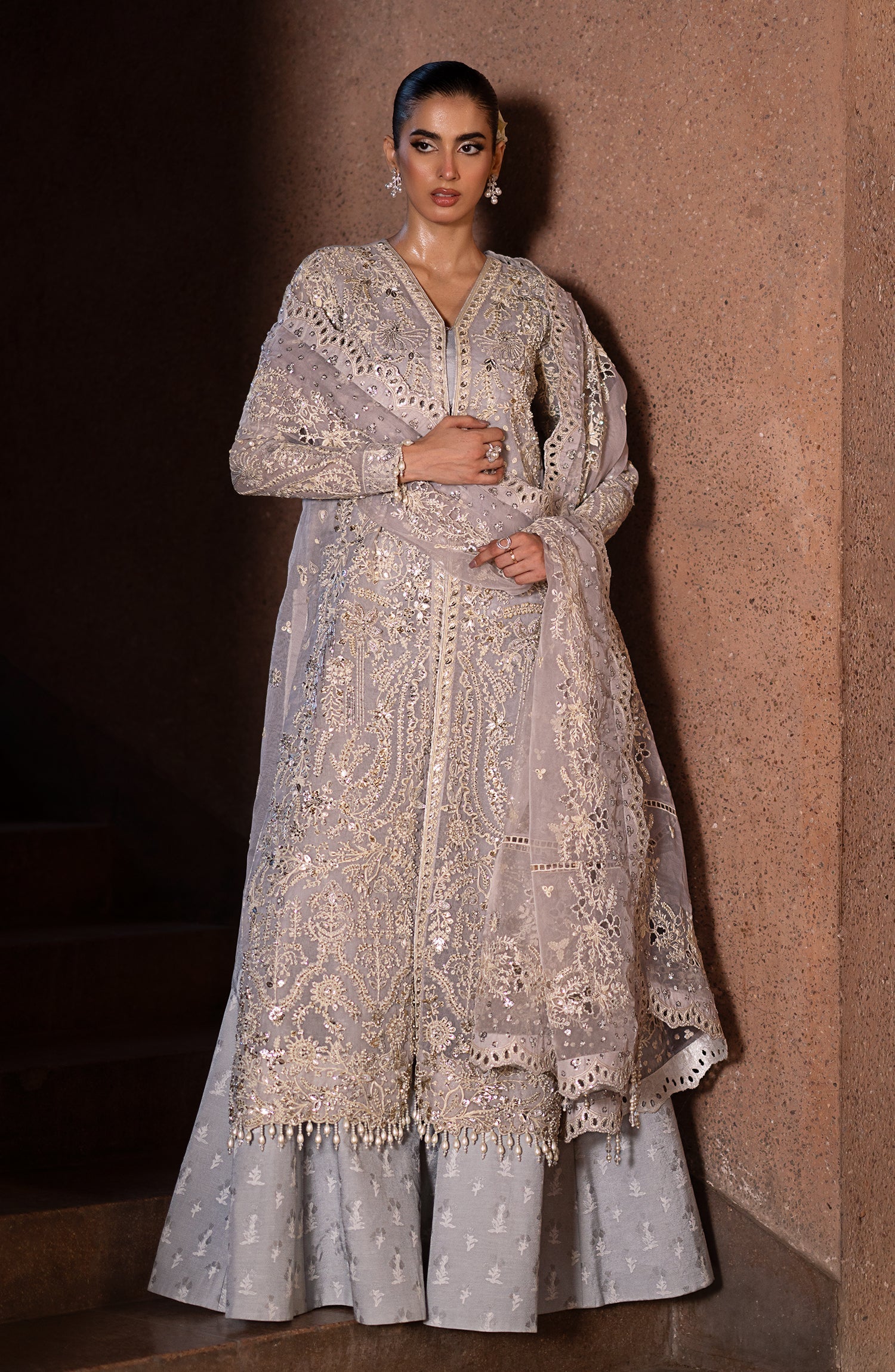 Emaan Adeel | Casabella Wedding Formals | MARINA by Emaan Adeel - Designer Dress - Type: Ladies Clothes - Available at Libayah - 100% Original