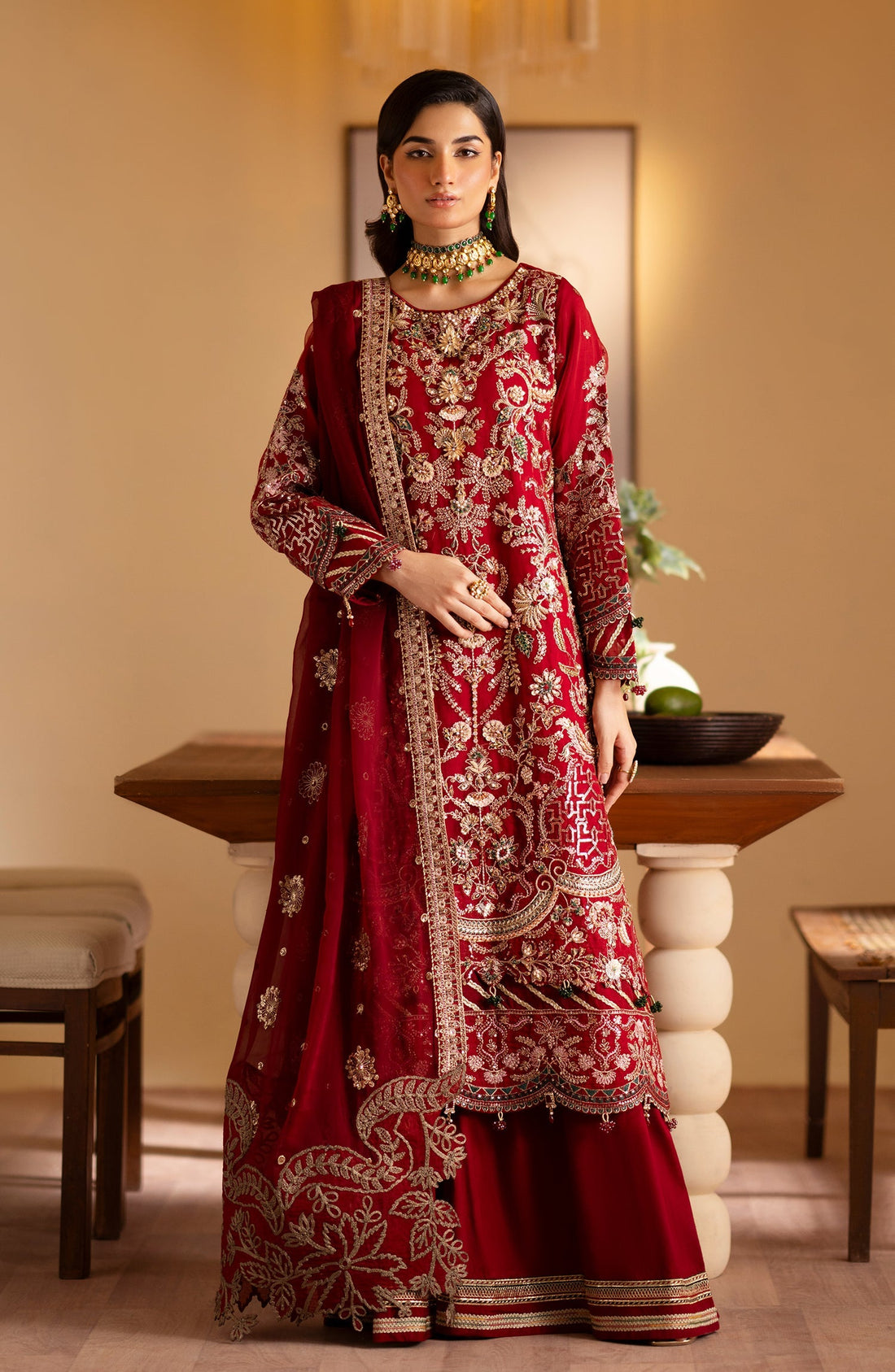 Emaan Adeel | Romansiyyah Luxury Formals 24 | Nashwa by Emaan Adeel - Designer Dress - Type: Formal - Available at Libayah - 100% Original
