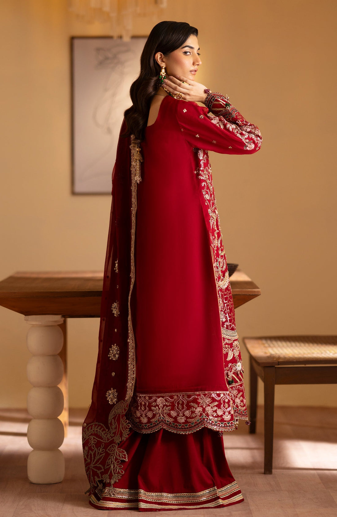 Emaan Adeel | Romansiyyah Luxury Formals 24 | Nashwa by Emaan Adeel - Designer Dress - Type: Formal - Available at Libayah - 100% Original