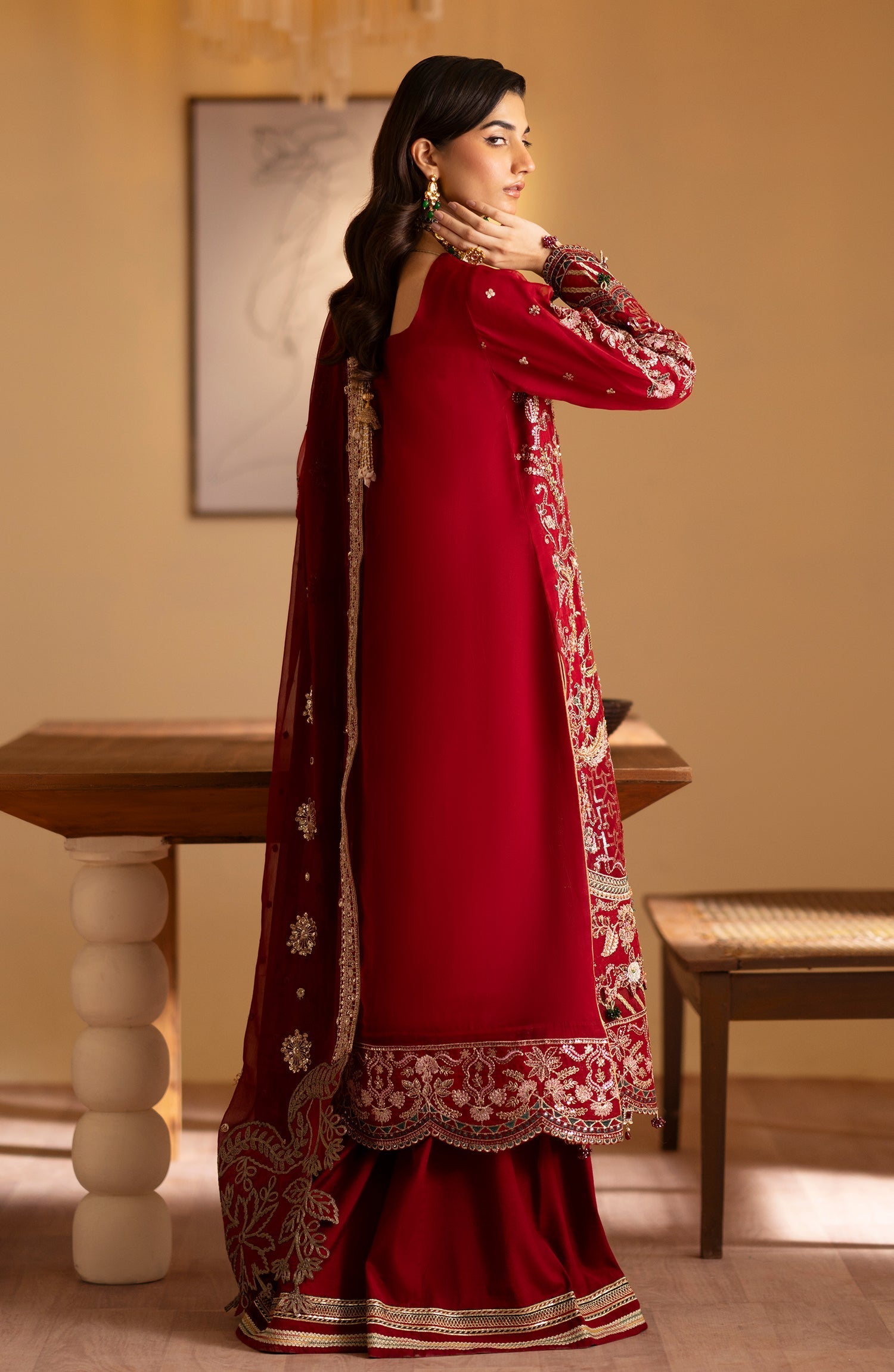 Emaan Adeel | Romansiyyah Luxury Formals 24 | Nashwa by Emaan Adeel - Designer Dress - Type: Formal - Available at Libayah - 100% Original