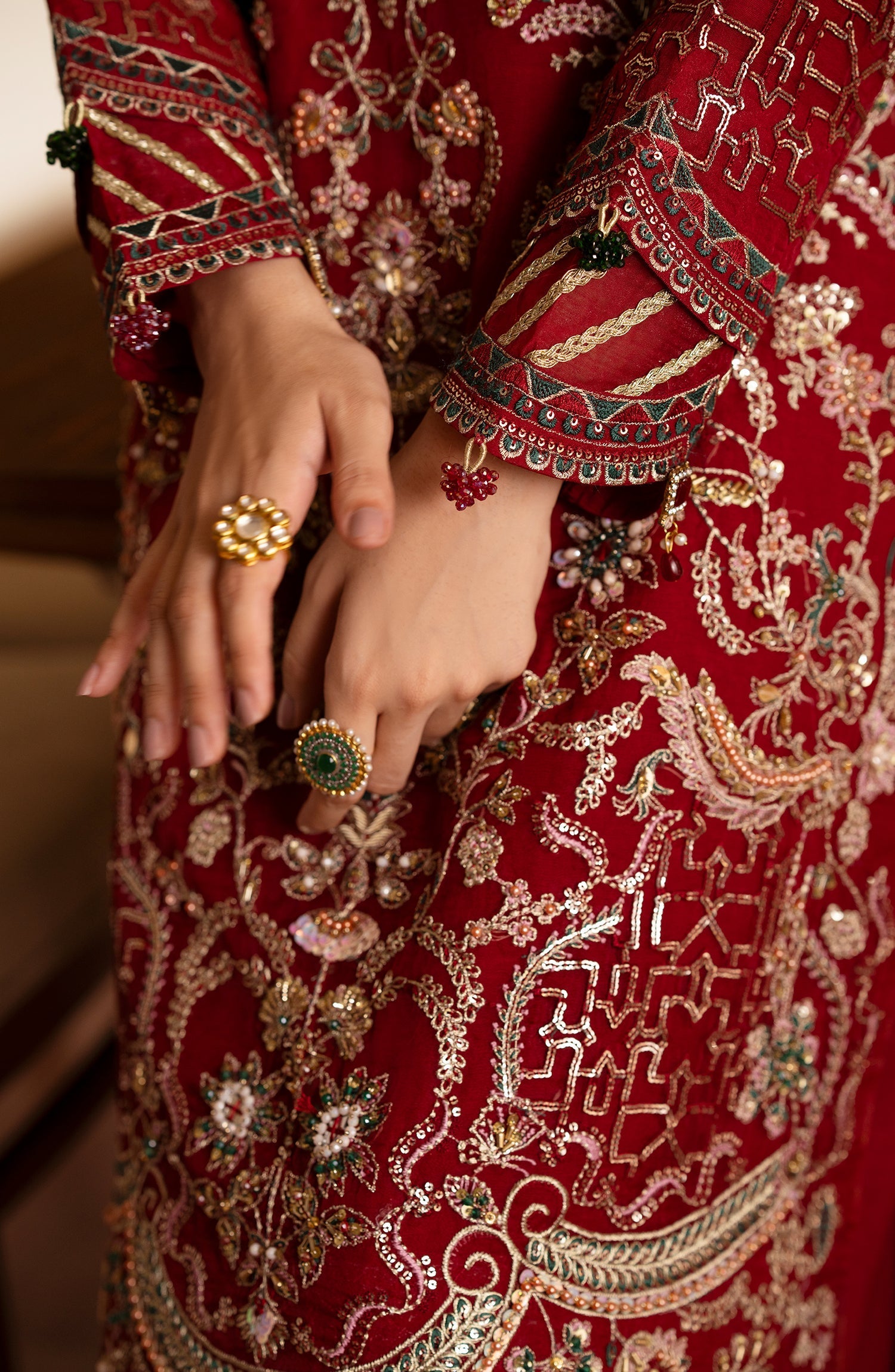 Emaan Adeel | Romansiyyah Luxury Formals 24 | Nashwa by Emaan Adeel - Designer Dress - Type: Formal - Available at Libayah - 100% Original