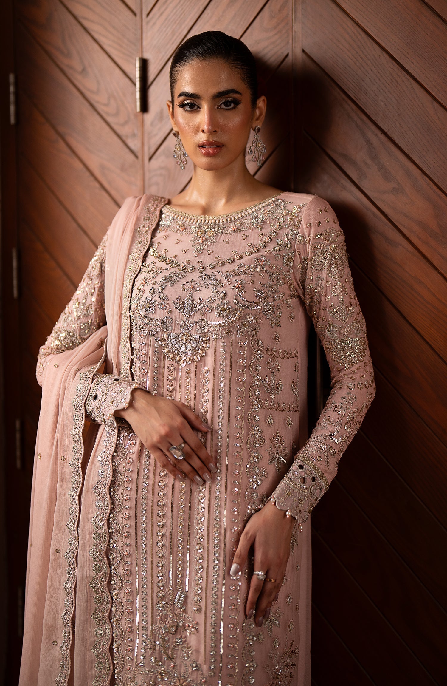 Emaan Adeel | Casabella Wedding Formals | KAYLIN by Emaan Adeel - Designer Dress - Type: Ladies Clothes - Available at Libayah - 100% Original