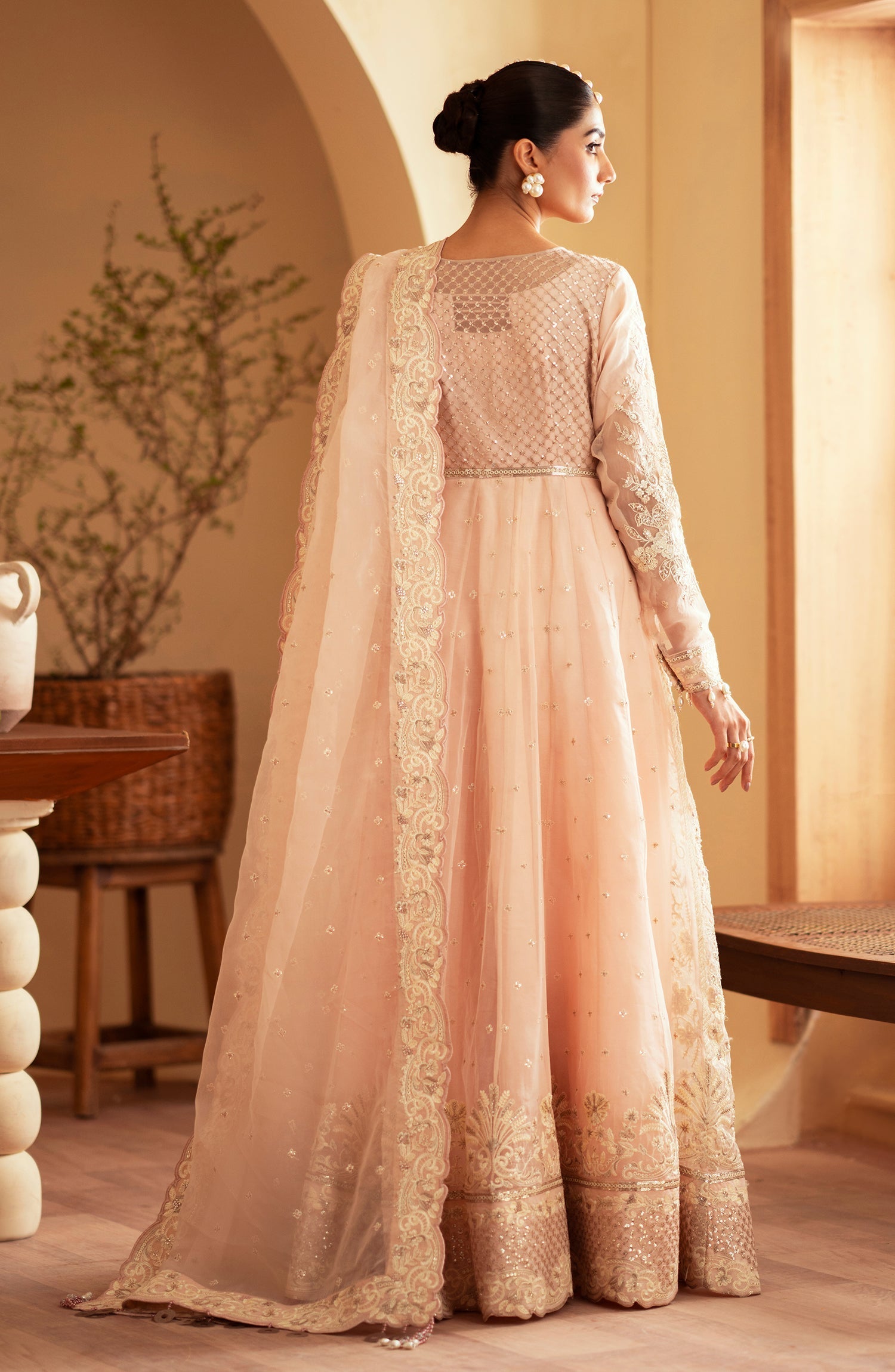 Emaan Adeel | Romansiyyah Luxury Formals 24 | Faatin by Emaan Adeel - Designer Dress - Type: Formal - Available at Libayah - 100% Original