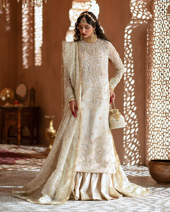 Zevk | Mughal Raniya | Ruhaani Begum by Zevk - Designer Dress - Type: Ladies Clothes - Available at Libayah - 100% Original