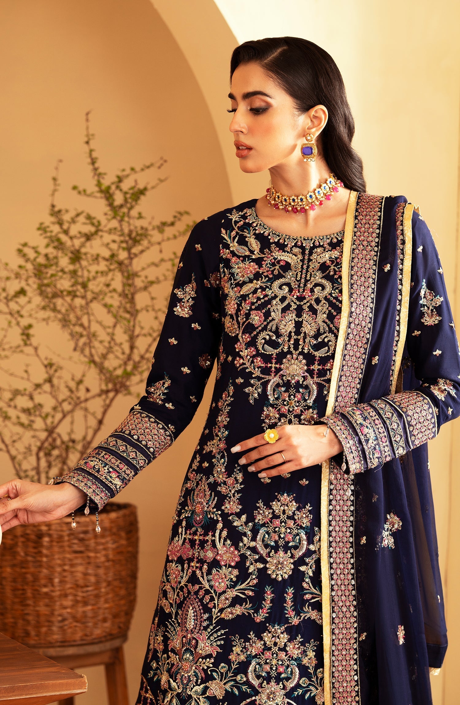 Emaan Adeel | Romansiyyah Luxury Formals 24 | Nageena by Emaan Adeel - Designer Dress - Type: Formal - Available at Libayah - 100% Original