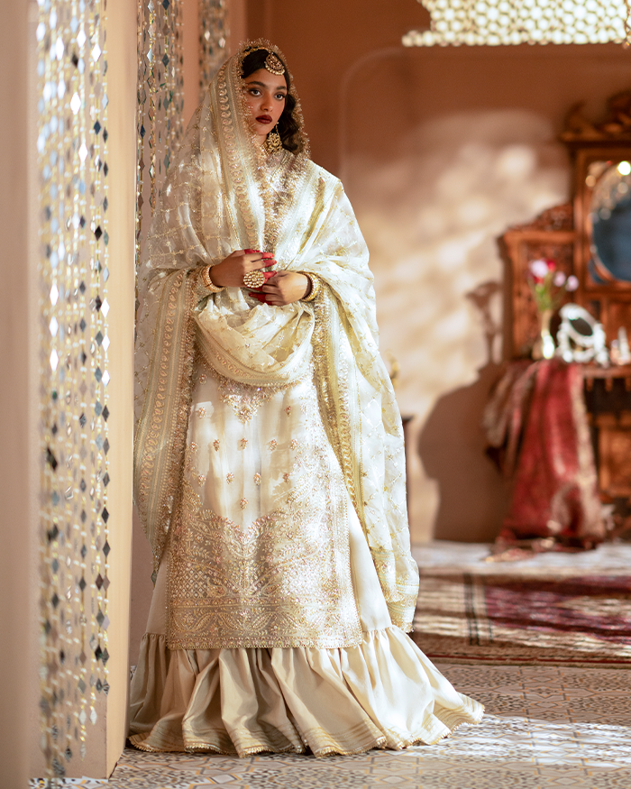 Zevk | Mughal Raniya | Ruhaani Begum by Zevk - Designer Dress - Type: Ladies Clothes - Available at Libayah - 100% Original