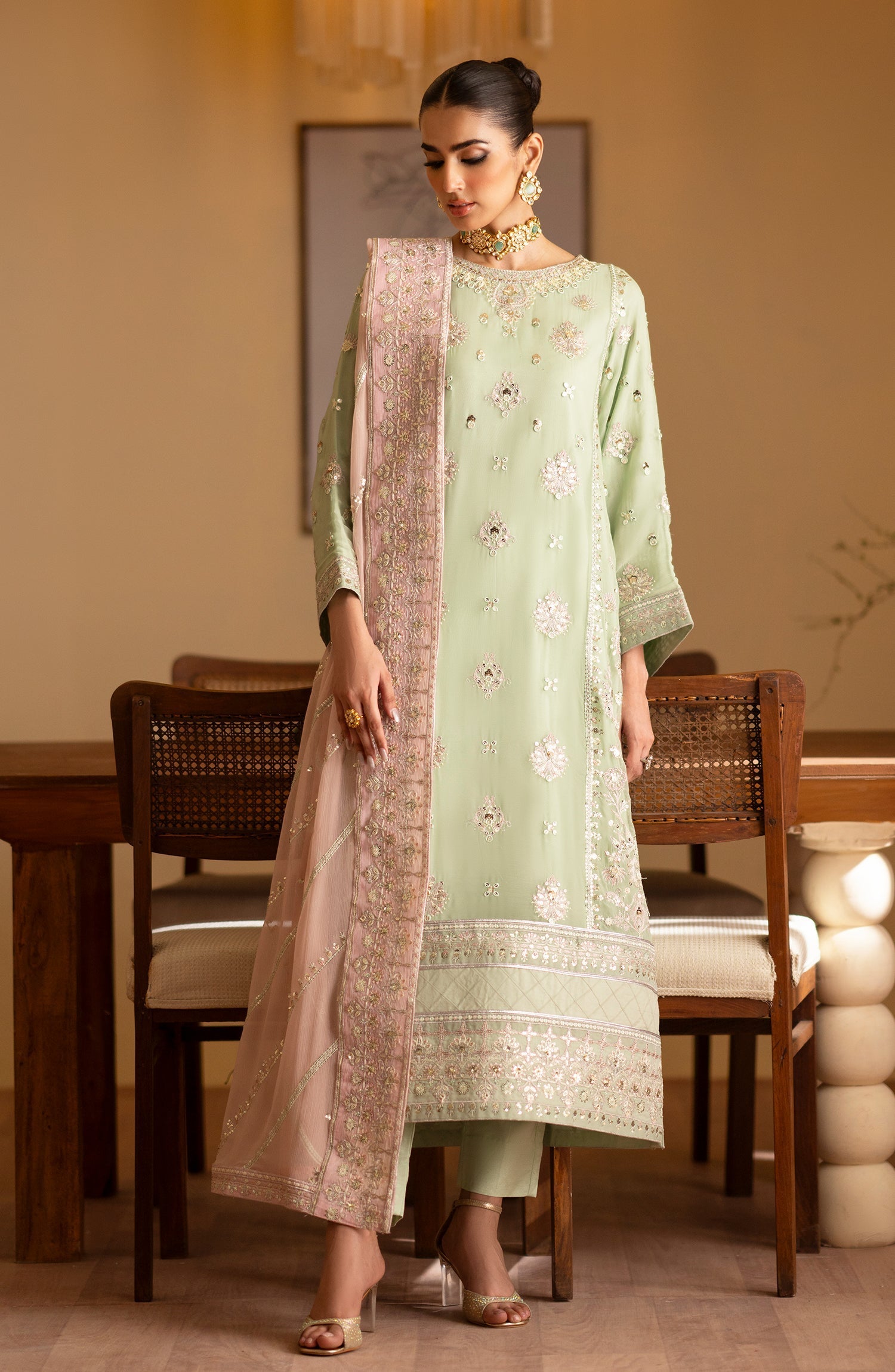 Emaan Adeel | Romansiyyah Luxury Formals 24 | Najmeh by Emaan Adeel - Designer Dress - Type: Formal - Available at Libayah - 100% Original