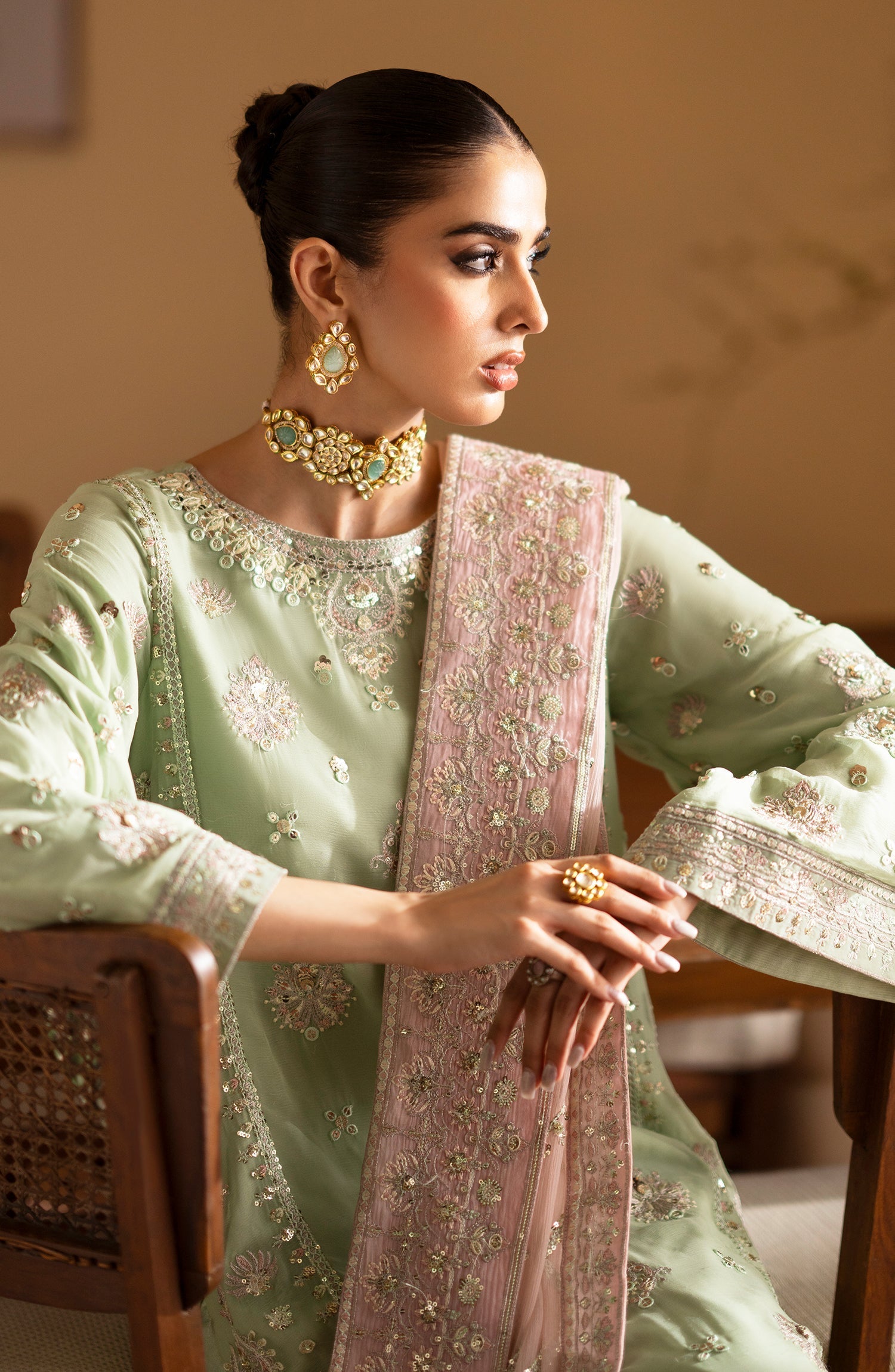 Emaan Adeel | Romansiyyah Luxury Formals 24 | Najmeh by Emaan Adeel - Designer Dress - Type: Formal - Available at Libayah - 100% Original